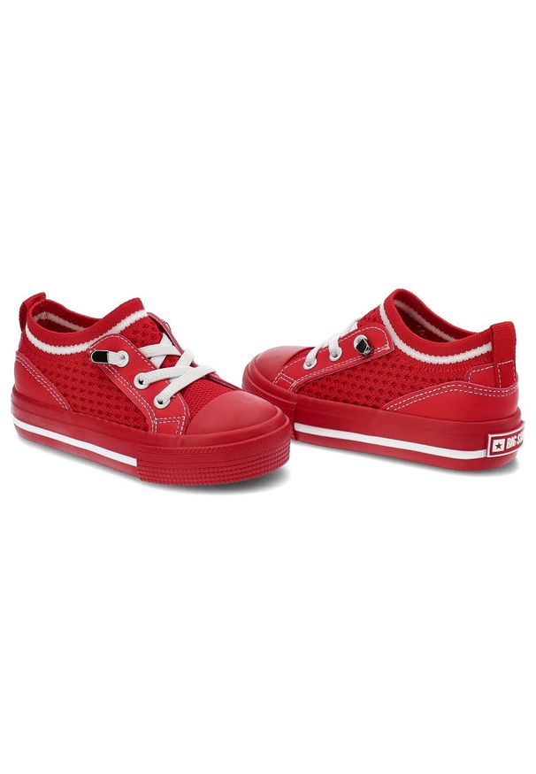 Big-Star - Czerwone Dziecięce Wsuwane Trampki Big Star. Zapięcie: bez zapięcia. Kolor: czerwony