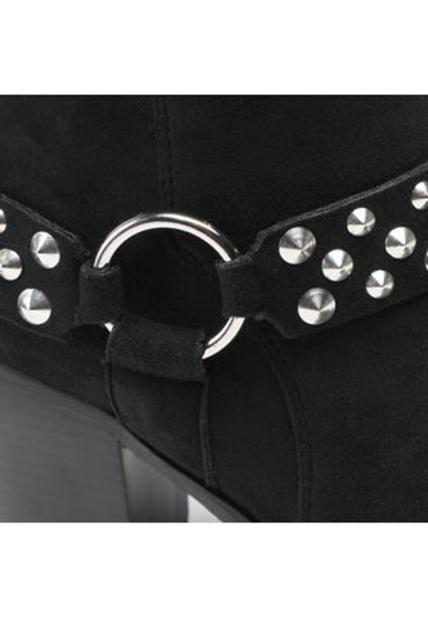 Jenny Fairy Botki WS19280-02 Czarny. Kolor: czarny. Materiał: materiał