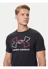 Under Armour T-Shirt Ua Gl Foundation Update Ss 1382915-001 Czarny Loose Fit. Kolor: czarny. Materiał: bawełna #3