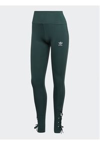 Adidas - adidas Legginsy Always Original HK5078 Zielony Tight Fit. Kolor: zielony. Materiał: syntetyk #4