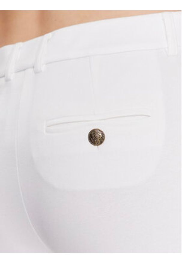 Marella Spodnie materiałowe Zodiaco 2337810234 Biały Regular Fit. Kolor: biały. Materiał: wiskoza, syntetyk