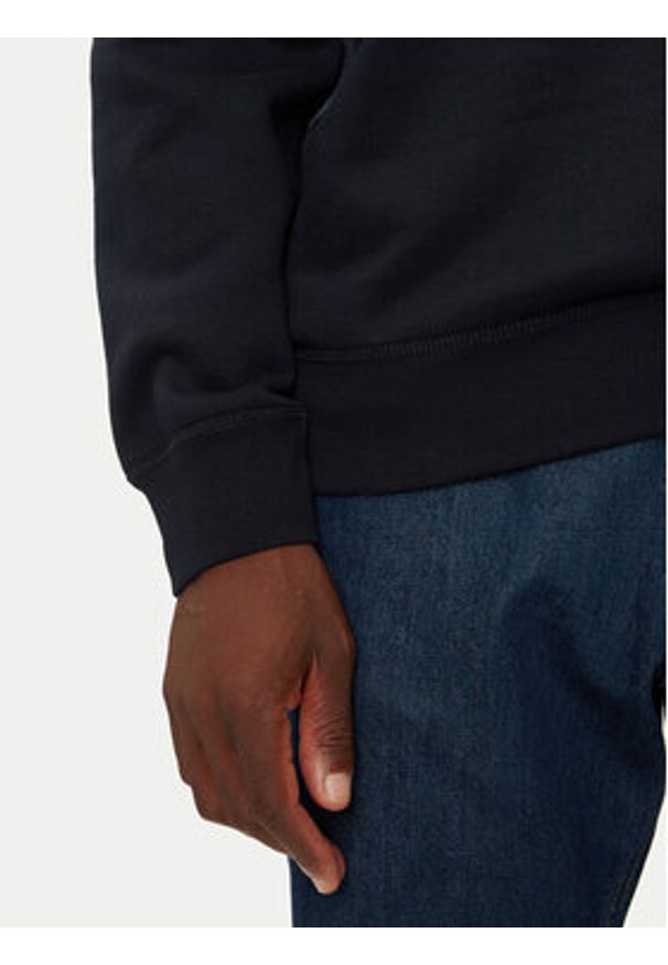 TOMMY HILFIGER - Tommy Hilfiger Bluza Essential MW0MW37232 Granatowy Regular Fit. Kolor: niebieski. Materiał: syntetyk, bawełna