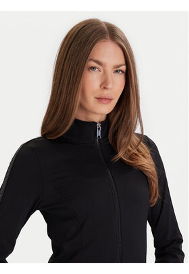 MICHAEL Michael Kors Bluza MF551L91RE Czarny Slim Fit. Kolor: czarny. Materiał: syntetyk