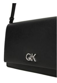 Calvin Klein Torebka Ck Elongated Shoulder Bag K60K612807 Czarny. Kolor: czarny. Materiał: skórzane #3