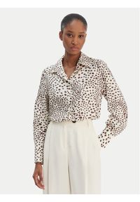 Marella Koszula Salve 2613111141 Écru Relaxed Fit. Materiał: jedwab #1