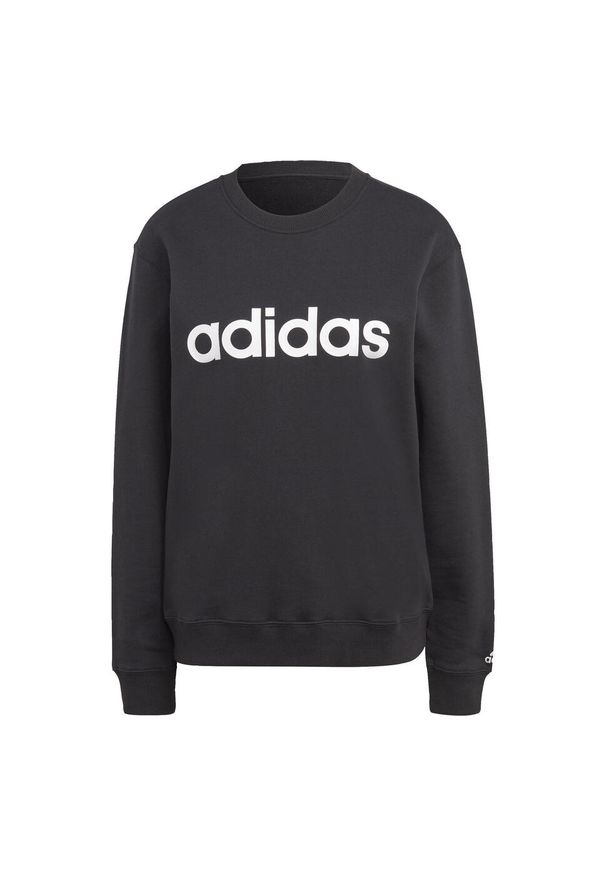 Adidas - Essentials Linear French Terry Sweatshirt. Kolor: czarny, biały, wielokolorowy