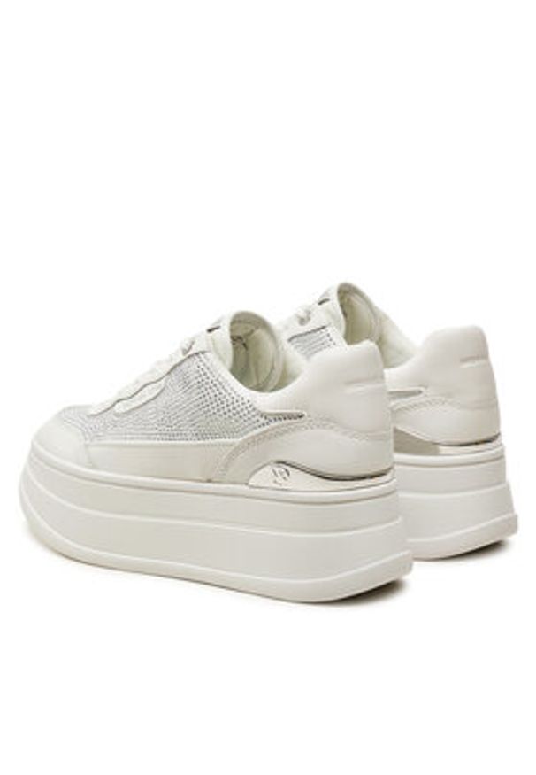 MICHAEL Michael Kors Sneakersy Hayes 43R4HYFS1D Biały. Kolor: biały. Materiał: skóra
