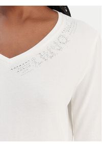 Liu Jo Sport Bluzka TA6053 JS003 Écru Regular Fit. Materiał: bawełna. Styl: sportowy #4