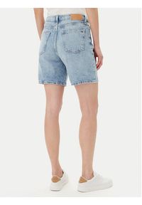 TOMMY HILFIGER - Tommy Hilfiger Szorty jeansowe WW0WW45505 Błękitny Regular Fit. Kolor: niebieski. Materiał: bawełna #4