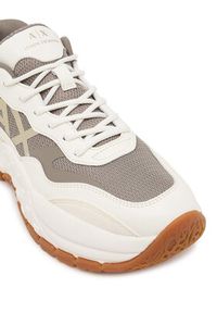 Armani Exchange Sneakersy XW001626 AF19530 MZ281 Khaki. Kolor: brązowy. Materiał: materiał #5