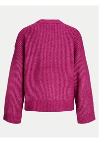 JJXX Sweter Sigga 12255358 Różowy Relaxed Fit. Kolor: różowy. Materiał: syntetyk #5