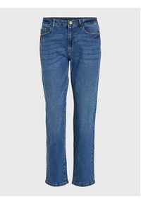 Vila Jeansy Alice 14080228 Granatowy Straight Fit. Kolor: niebieski #2