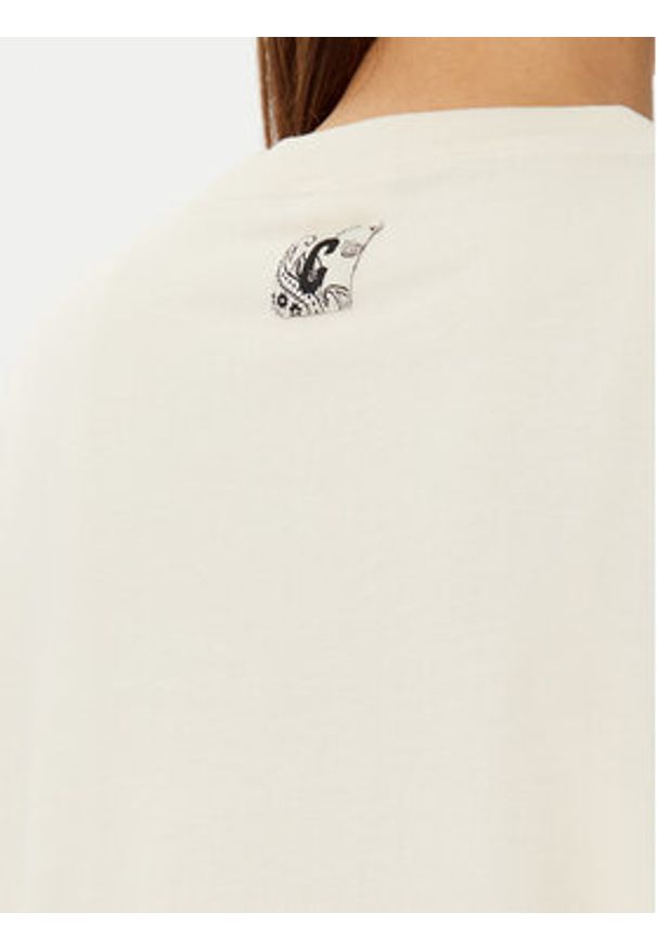 Champion Bluzka 117450 Beżowy Loose Fit. Kolor: beżowy. Materiał: bawełna