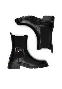 Jenny Fairy Sztyblety HY60187-2 Czarny. Kolor: czarny. Materiał: materiał #3