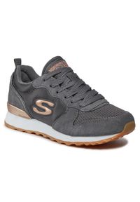 skechers - Buty na co dzień damskie SKECHERS RETROS OG 85 skóra. Okazja: na co dzień. Kolor: szary. Materiał: skóra. Model: Skechers Sport. Sport: turystyka piesza