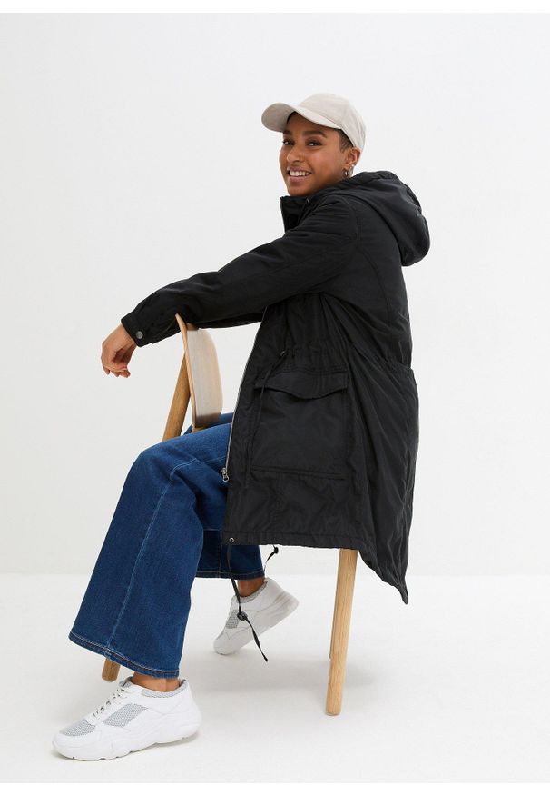 bonprix - Sukienka dresowa z miękkiego materiału frotte. Kolor: czerwony. Materiał: materiał, dresówka. Długość rękawa: raglanowy rękaw. Wzór: prążki