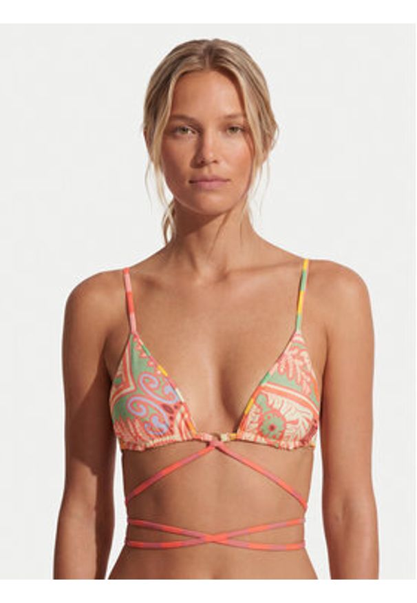 Maaji Góra od bikini Coco Sliding PT2804STR004 Kolorowy. Materiał: syntetyk. Wzór: kolorowy