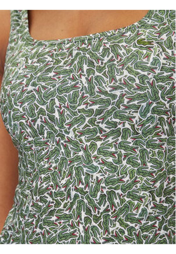 Lacoste Strój kąpielowy MF9608 Zielony. Kolor: zielony. Materiał: syntetyk