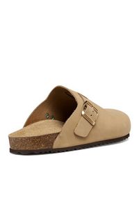 Geox Klapki D Brionia D65LSA 00032 C6738 Beżowy. Kolor: beżowy. Materiał: skóra, nubuk #3