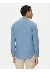 BOSS Koszula 50537369 Niebieski Regular Fit. Kolor: niebieski. Materiał: len