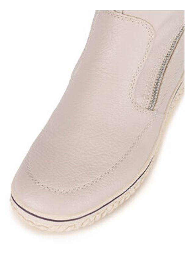 Rieker Botki Z4281-60 Beżowy. Kolor: beżowy. Materiał: materiał