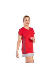 ERIMA - Damska koszulka Erima Essential Team. Kolor: czerwony, szary, wielokolorowy. Materiał: bawełna. Sport: piłka nożna #1