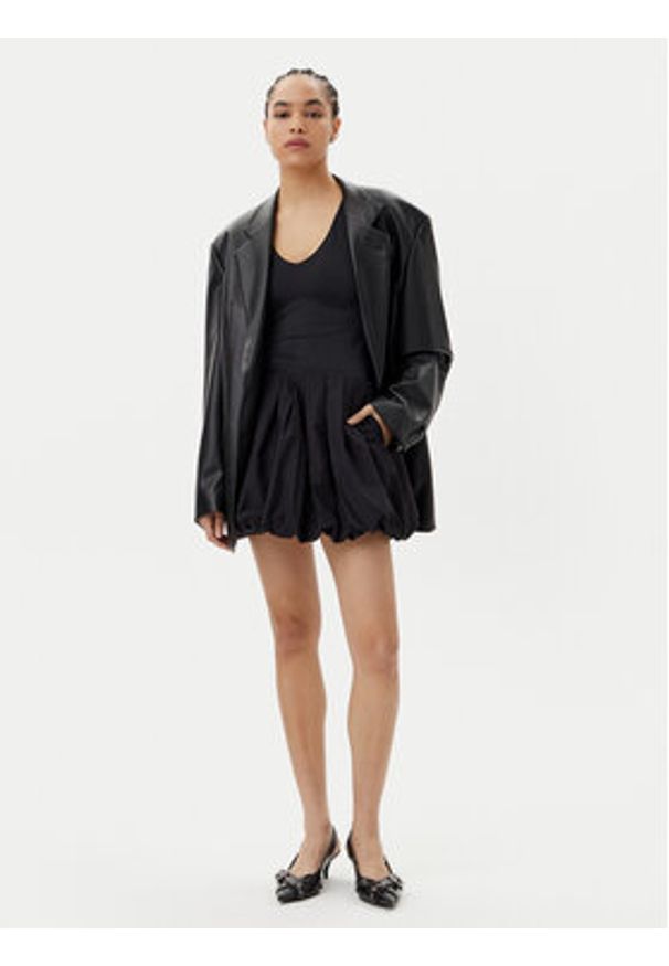 Pinko - PINKO Spódnica mini Cadric 105183 A2LD Czarny Regular Fit. Kolor: czarny. Materiał: bawełna