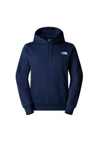 Bluza męska The North Face Simple Dome 0A89FC8K21 - granatowa. Okazja: na co dzień. Typ kołnierza: bez kaptura. Kolor: niebieski. Materiał: materiał, poliester, bawełna. Styl: klasyczny, casual
