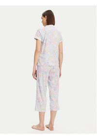 Lauren Ralph Lauren - LAUREN RALPH LAUREN Piżama ILN92421 Niebieski Regular Fit. Kolor: niebieski. Materiał: bawełna, wiskoza #2