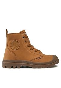 Palladium Trapery Pampa Hi Zip 06440-237-M Brązowy. Kolor: brązowy. Materiał: skóra, nubuk #5