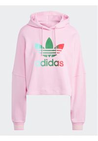 Adidas - adidas Bluza IK7863 Różowy. Kolor: różowy. Materiał: bawełna #10