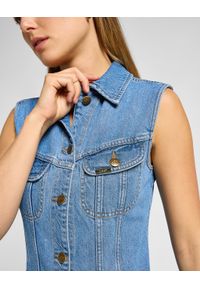 Lee - LEE DAMSKA SUKIENKA JENSOWA LONG SLIM DRESS FEELING FINE 112355119 LI68016317 #6