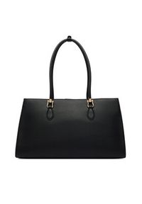 TOMMY HILFIGER - Tommy Hilfiger Torebka Th Grace Satchel AW0AW18750 Czarny. Kolor: czarny. Materiał: skórzane #6