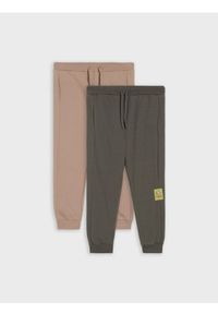 Sinsay - Spodnie loose 2 pack - szary. Kolor: szary
