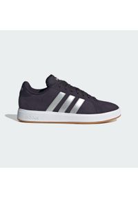 Adidas - Buty Grand Court Base 00s. Kolor: czarny, biały, szary, wielokolorowy. Materiał: materiał