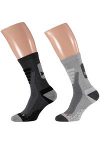 XTREME SOCKSWEAR - Skarpety turystyczne Xtreme 6-pack Multi szary. Kolor: szary. Sport: turystyka piesza