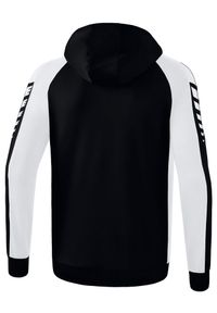 ERIMA - Kurtka z kapturem dla dzieci do treningu Erima Six Wings. Typ kołnierza: kaptur. Kolor: czarny, biały, wielokolorowy. Sport: fitness #2