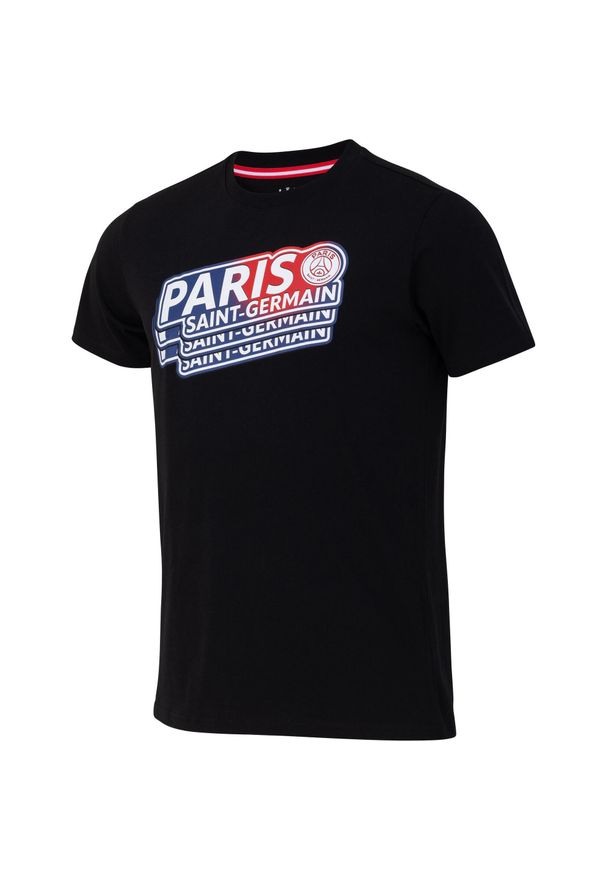 Koszulka męska PSG. Kolor: czarny. Sport: piłka nożna