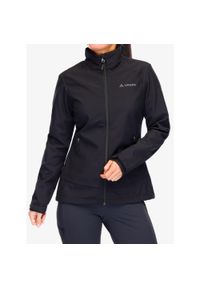 Kurtka softshell damska Vaude Cyclone Jacket VI. Kolor: czarny. Materiał: softshell