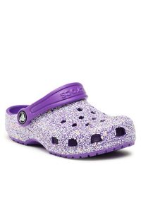 Crocs Klapki Crocs Classic Glitter Clog K 206993 Fioletowy. Kolor: fioletowy #3