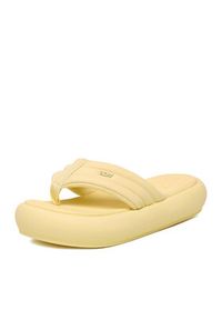Roxy Japonki CEOWB-3CK003 Żółty jasny. Kolor: żółty. Materiał: skóra #7