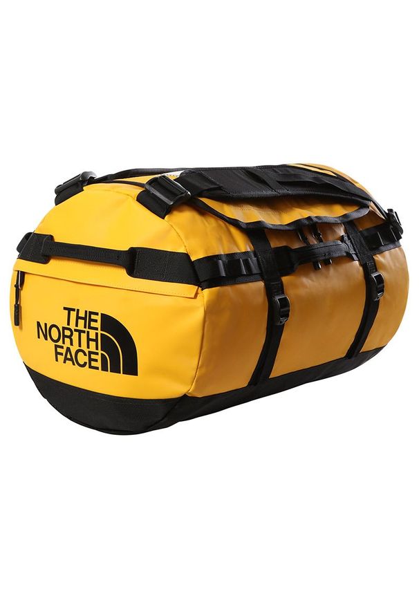 Torba The North Face Base Camp Duffel S 0A52STZU31 - żółta. Kolor: żółty. Materiał: nylon. Wzór: paski