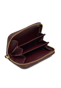 Coach Mały Portfel Damski CM505 Fioletowy. Kolor: fioletowy. Materiał: skóra