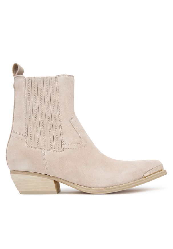 Kowbojki Guess. Kolor: beżowy