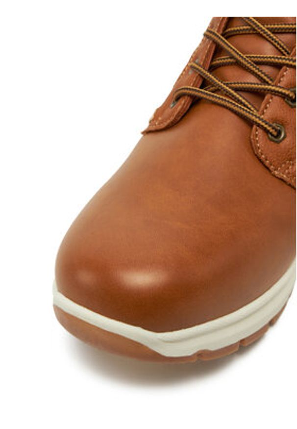 Kimberfeel Trapery Aaron Brązowy. Kolor: brązowy. Materiał: skóra