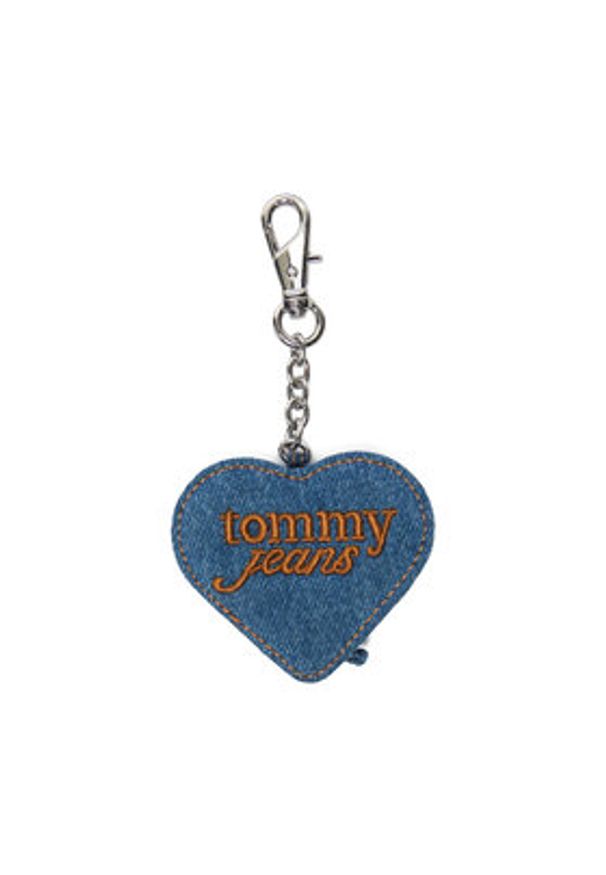 TOMMY HILFIGER - Tommy Hilfiger Bilonówka Tjw Cool Denim Heart Coin Purse AW0AW18595 Niebieski. Kolor: niebieski. Materiał: materiał