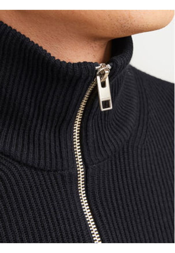 Jack & Jones Sweter Perfect 12257773 Czarny Regular Fit. Kolor: czarny. Materiał: bawełna, syntetyk
