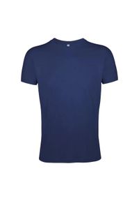 SOL'S - Koszulka Regent Slim Unisex Dla Dorosłych. Kolor: niebieski