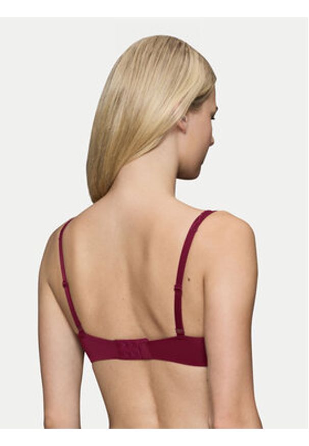 Triumph Biustonosz z fiszbiną Illusion 10219845 Czerwony. Kolor: czerwony. Materiał: syntetyk