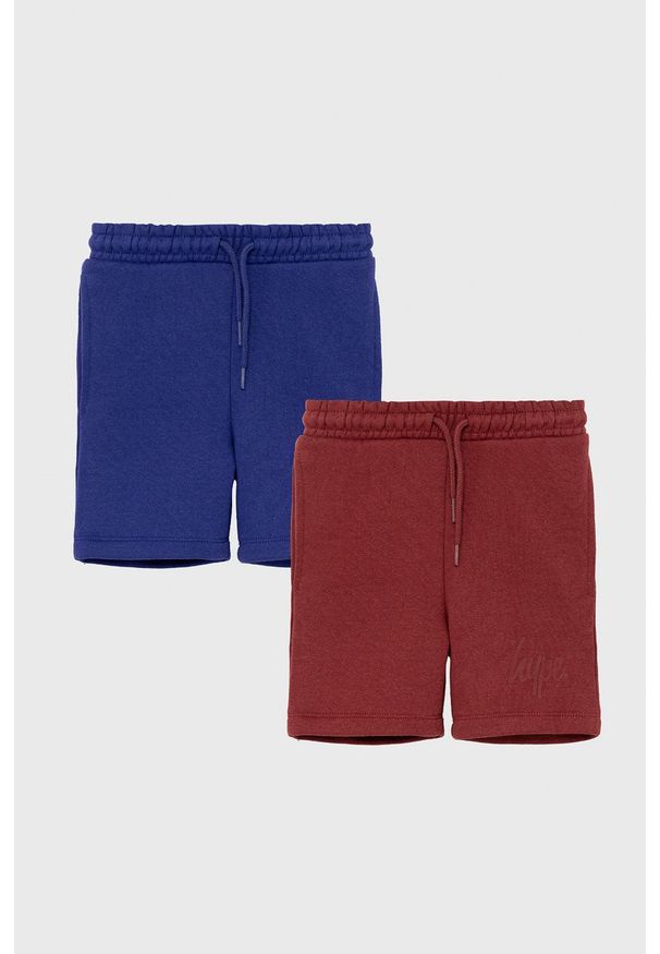 Hype Szorty bawełniane dziecięce kolor granatowy. Okazja: na co dzień. Kolor: niebieski. Materiał: bawełna. Styl: casual